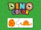 Игра Dino Color онлајн