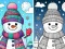 Игра Coloring book Winter онлајн