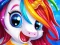 Игра Unicorn Make up Girl онлајн