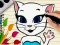 Игра Talking Angela Coloring Book онлајн