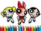 Игра PowerPuff Girls Coloring Book онлајн