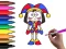 Игра Pomni Coloring Time онлајн