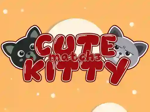 Игра Cute Kitty Match 3 онлајн