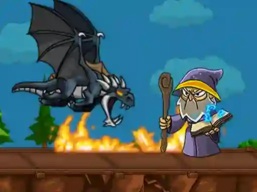 Игра Dragon vs Mage онлајн