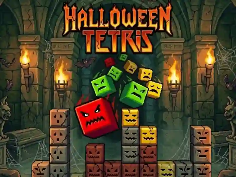 Игра Halloween Tetris онлајн