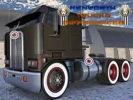 Игра Kenworth Trucks Differences онлајн