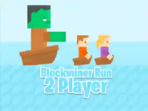 Игра Blockminer Run  2 player онлајн
