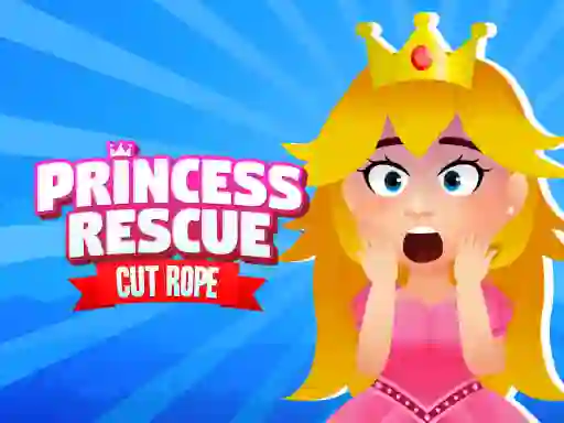 Игра Princess Rescue Cut Rope онлајн