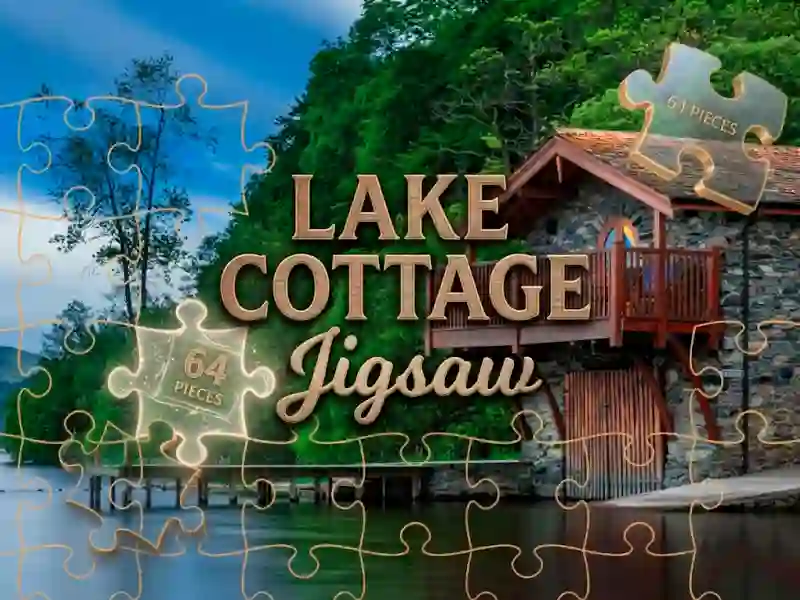 Игра Lake Cottage Jigsaw онлајн
