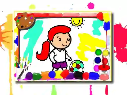 Игра Football Coloring Book онлајн