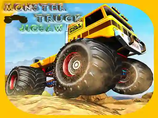 Игра Monster Trucks Jigsaw онлајн