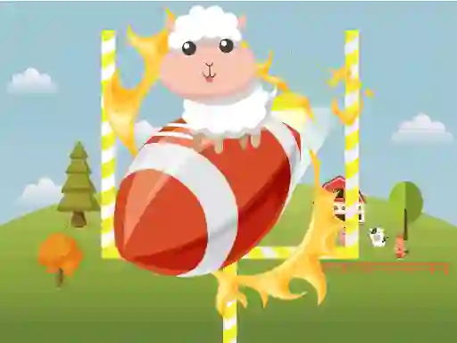Игра Animals Rugby Flick онлајн