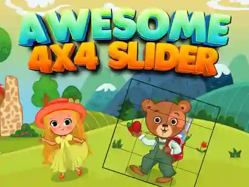 Игра Awesome 4x4 Slider онлајн