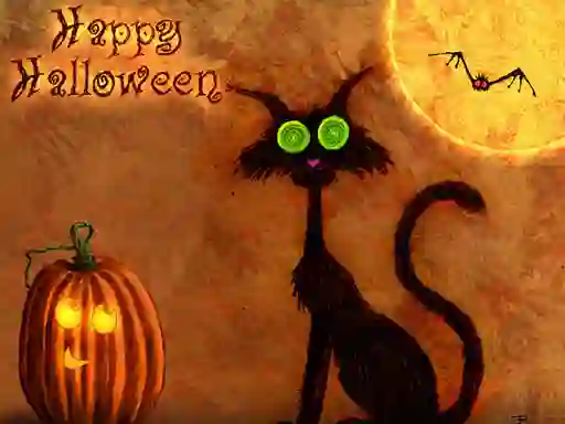 Игра Happy Halloween 2020 Puzzle онлајн