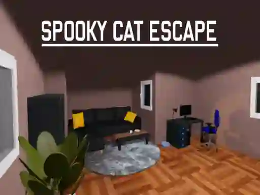 Игра Spooky Cat Escape онлајн