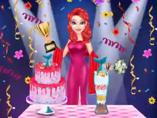 Игра Mermaid Cake Cooking Design онлајн