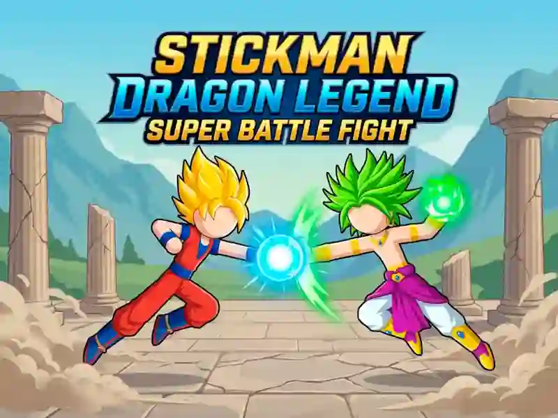 Игра Stickman Dragon Legend Super Battle Fight онлајн