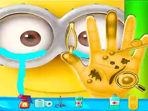 Игра Minion hand doctor онлајн