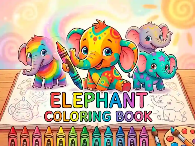 Игра Elephant Coloring Book онлајн