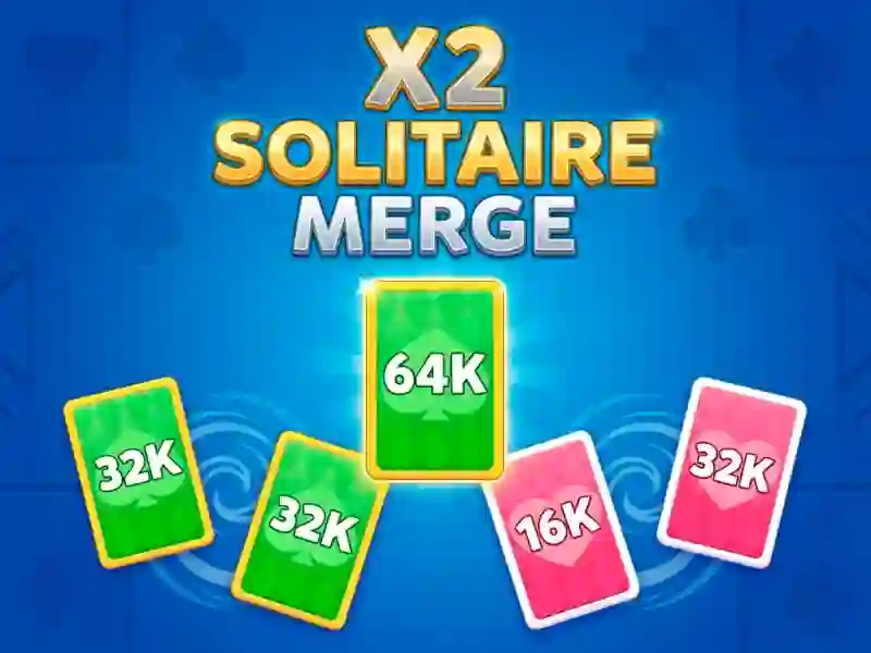 Игра X2 Solitaire Merge онлајн