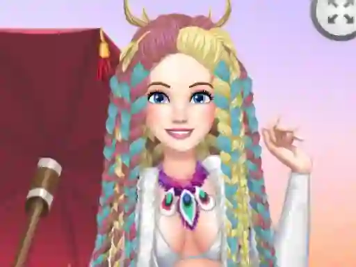 Игра Burning Man Hairstyles онлајн
