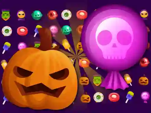 Игра Sweet Candy Halloween онлајн