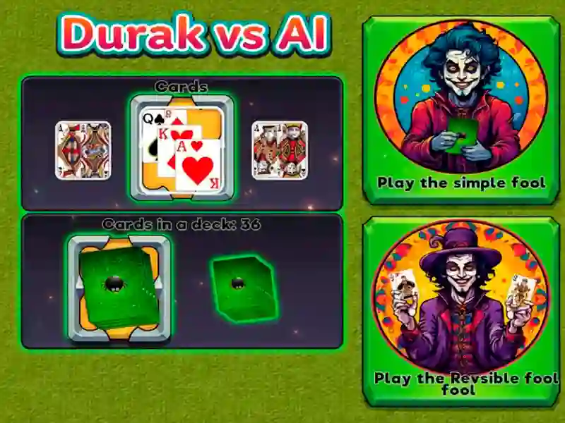 Игра Durak vs AI онлајн