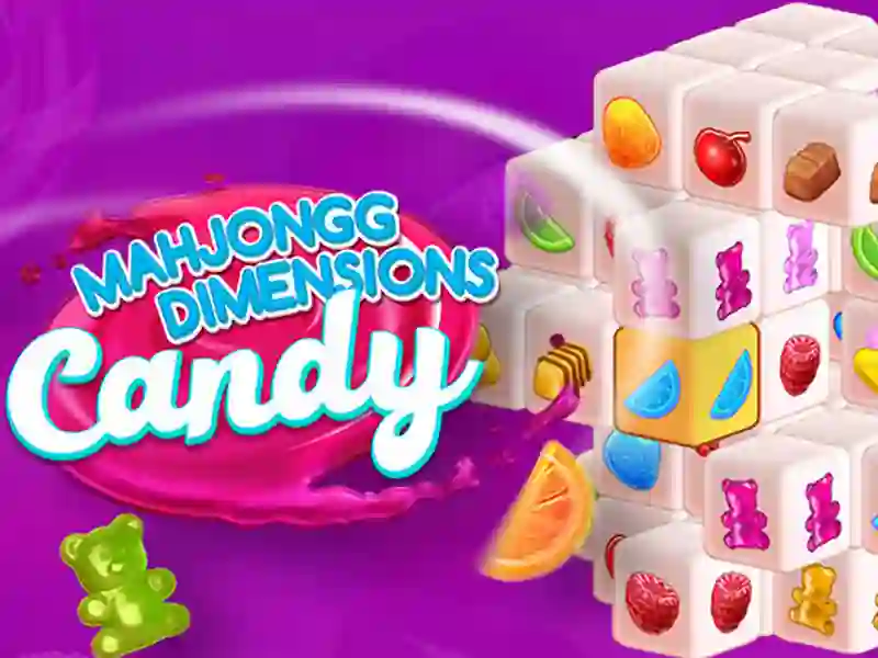 Игра Candy 3D Mahjong онлајн