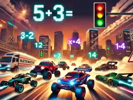 Игра Mathematics Racing онлајн