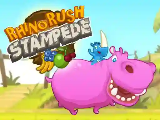 Игра Rhino Rush Stampede онлајн