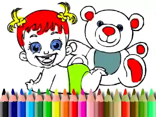 Игра Back To School: Baby Doll Coloring онлајн