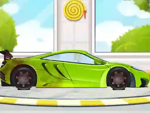 Игра Sports Car Wash 2D онлајн