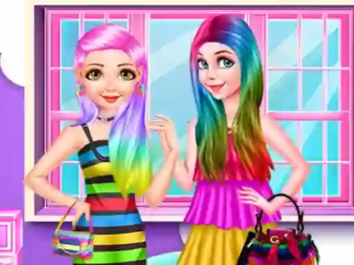 Игра Princess Rainbow Look онлајн