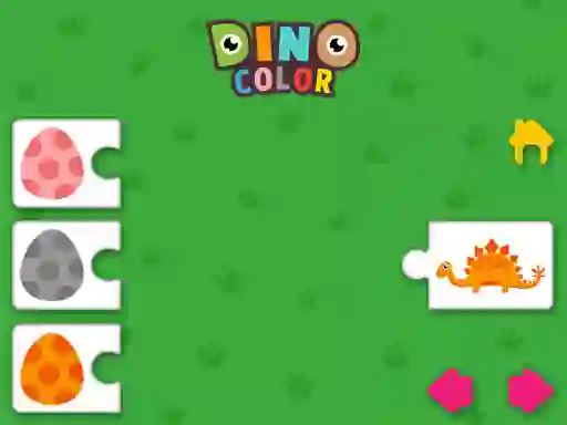 Игра Dino Color онлајн