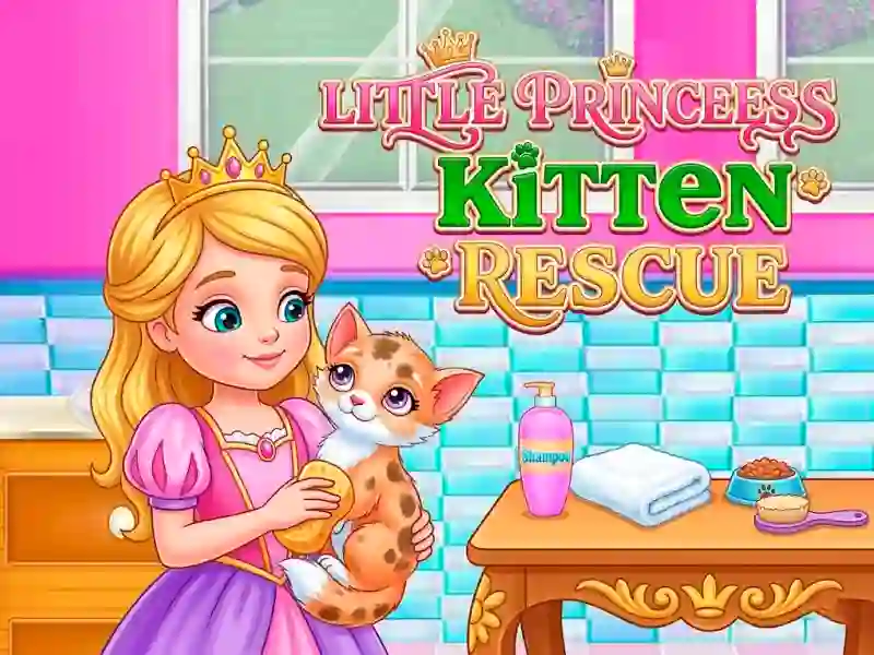 Игра Little Princess Kitten Rescue онлајн