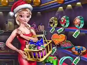 Игра Ice Queen Shopping Xmas Gift онлајн