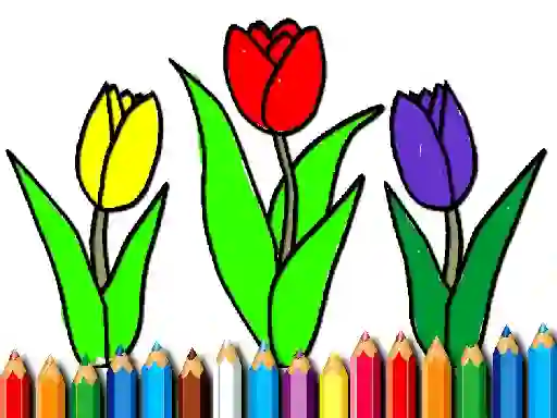Игра Back To School: Spring Time Coloring Book онлајн