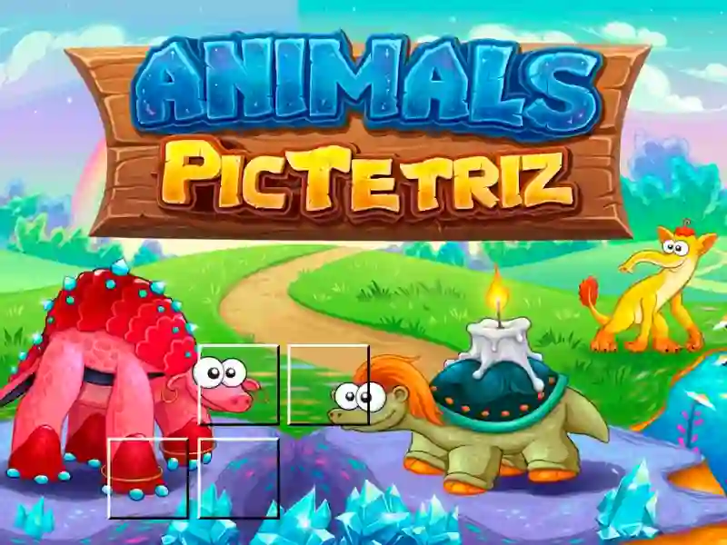 Игра Animals Pic Tetriz онлајн