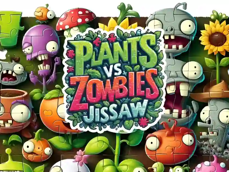 Игра Plants vs Zombies Jigsaw онлајн