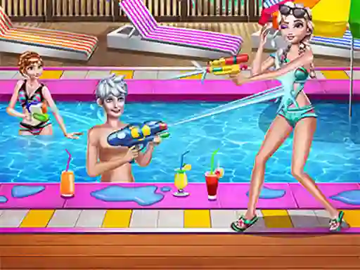 Игра Family Pool Time онлајн