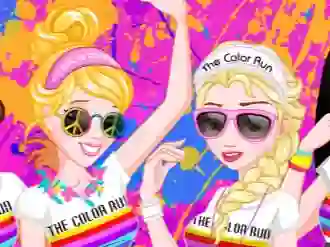 Игра Princess Color Run онлајн