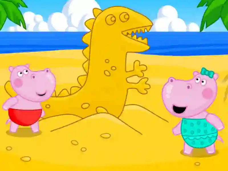 Игра Hippo Beach Adventures онлајн