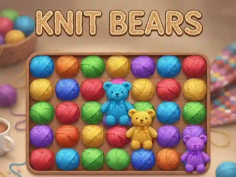 Игра Knit Bears онлајн