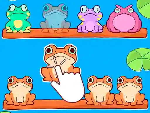 Игра Sorting frogs онлајн