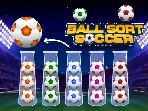 Игра Ball Sort Soccer онлајн