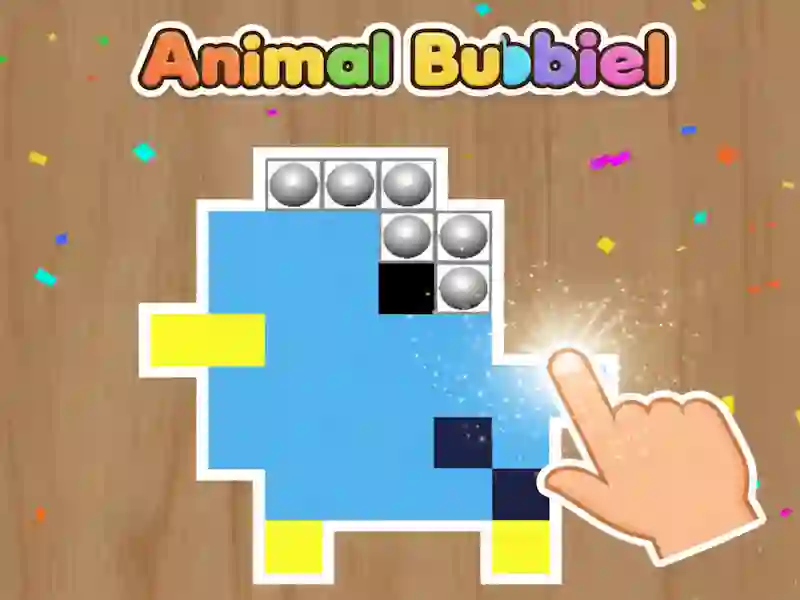 Игра Animal Bubble Pixel онлајн