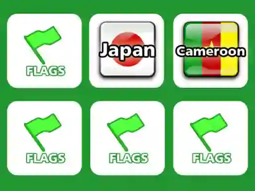 Игра Memory With Flags онлајн