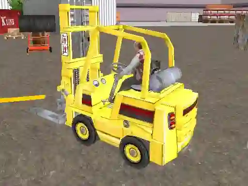 Игра Driving Forklift Simulator онлајн