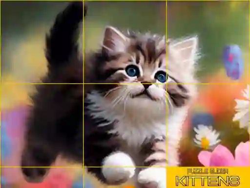 Игра Puzzle Sliding Kittens онлајн
