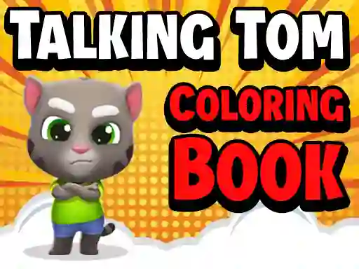 Игра Talking Tom Coloring Books онлајн